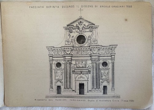 ZUFFANELLI FAGLIA LE FACCIATE DEL DUOMO DI FIRENZE FLORENCE 1887 ARCHITETTURA - Imagen 4 de 4