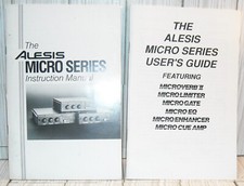 RARE VINTAGE 1974 ALESIS MICRO SERIES INSTRUCTION MANUAL USER'S GUIDE BOOK .