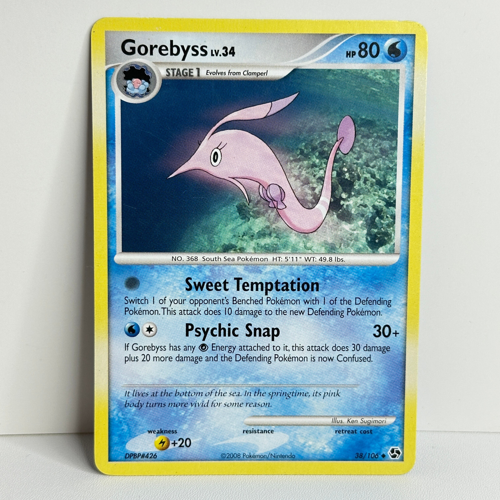 Gorebyss LV.34 38/106 Great Encounters Regular Uncommon Pokémon TCG LP