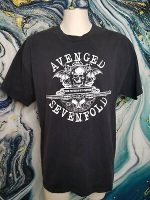 Retro Mens XL Avenged Sevenfold 