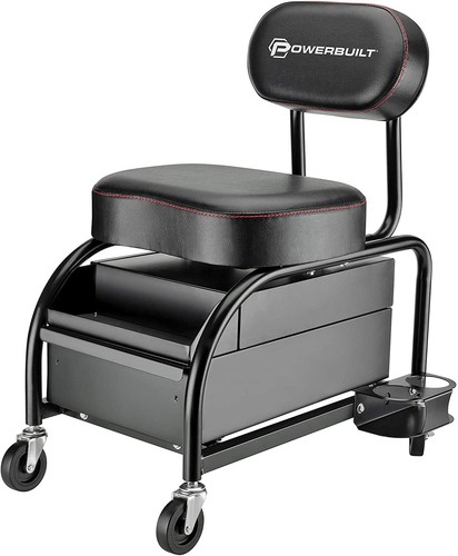 Professioneller Auto Detailers Mechaniker Rollsitz, Schwerlast Garage Hocker mit T - Bild 2 von 12