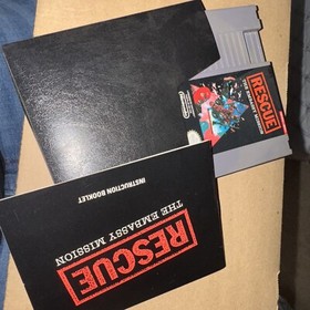 Rescue: The Embassy Mission (Nintendo Entertainment System/NES) w/Manual & Box