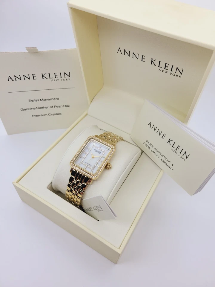 Reloj para mujer Anne Klein esfera MOP acero inoxidable - 12/2332MPGB Foto 3 de 4