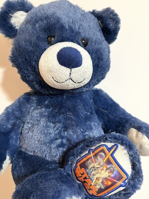 Build A Bear BAB Star Wars Blue Episode IV 4 Plush Stuffed Animal Poster Logo
