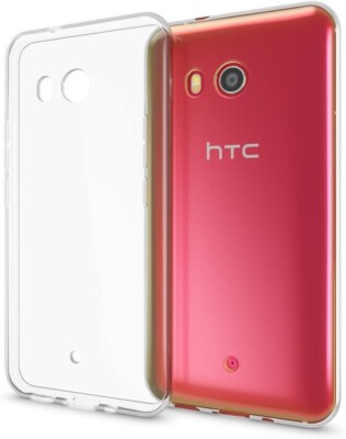 HANDY SCHUTZ HÜLLE Für HTC U11 BACKCOVER GEHÄUSE SILIKON TPU RÜCKSEITE U 11 GEL