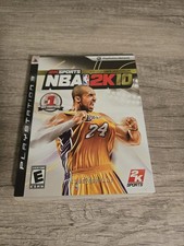 NBA 2K10 Kobe Bryant with 10th Anniversary case PlayStation 3 PS3 Pre-Owned