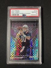 2021 Prizm Fireworks Purple Power RC Mac Jones /49 PSA 10 GEM MT