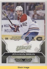 2020-21 Upper Deck MVP Pettersson Puzzle Back Jonathan Drouin #84 READ 1hh