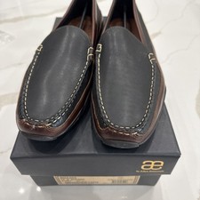 New Display Allen Edmonds Boulder 71801 Black Brown Loafers Men  s 12 B Narrow