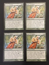 4x Mark of Sakiko Betrayers of Kamigawa UP LP Mtg Magic