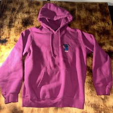 Stussy Hoodie Women  s Small S Vintage Pullover Sweatshirt Logo Horns Y2K Surf