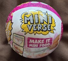 MGAs Mini Verse Make It Mini Food Diner Series 3 Collectible Surprise Ball Toy