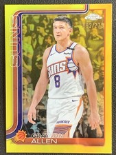 Grayson Allen 2025-26 Topps Chrome Yellow Refractor Base /275 #107