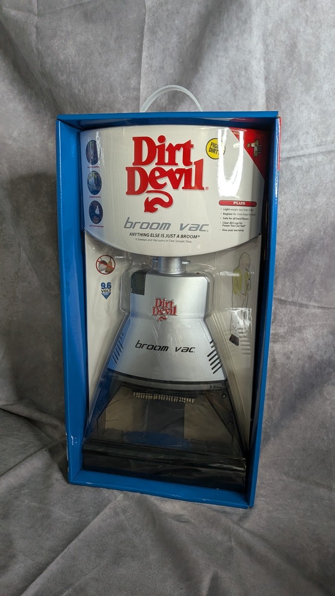 Dirt Devil Broom Vac BV2030SLV Cordless Rechargeable Bagless