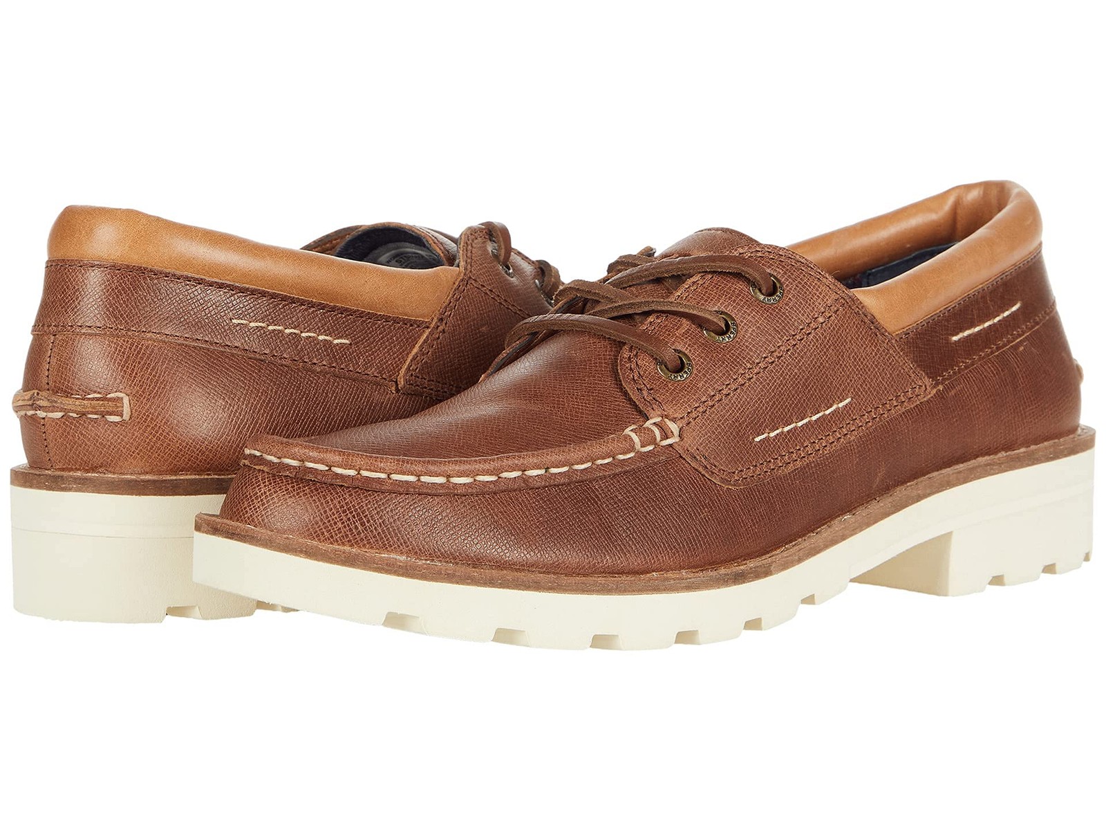 Sperry Women A/O Lug Boat Galway STS85606 Leather Tan Size 5.5 M (B)