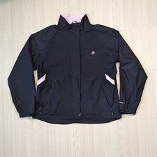 Backswing Black Lightweight Windbreaker Jacket Size 12 - 14