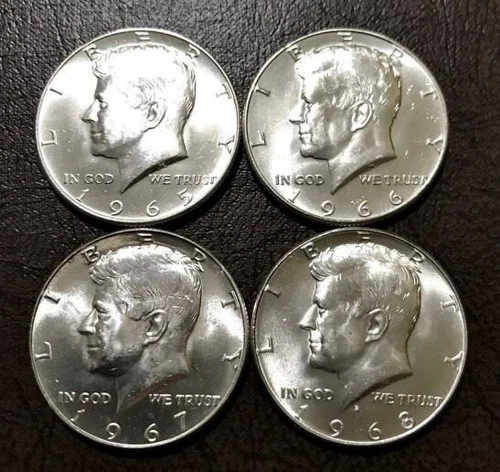 1, 1965 - 1970 Kennedy Half Dollar - UNCIRCULATED - 40% Silver - Choose Quantity