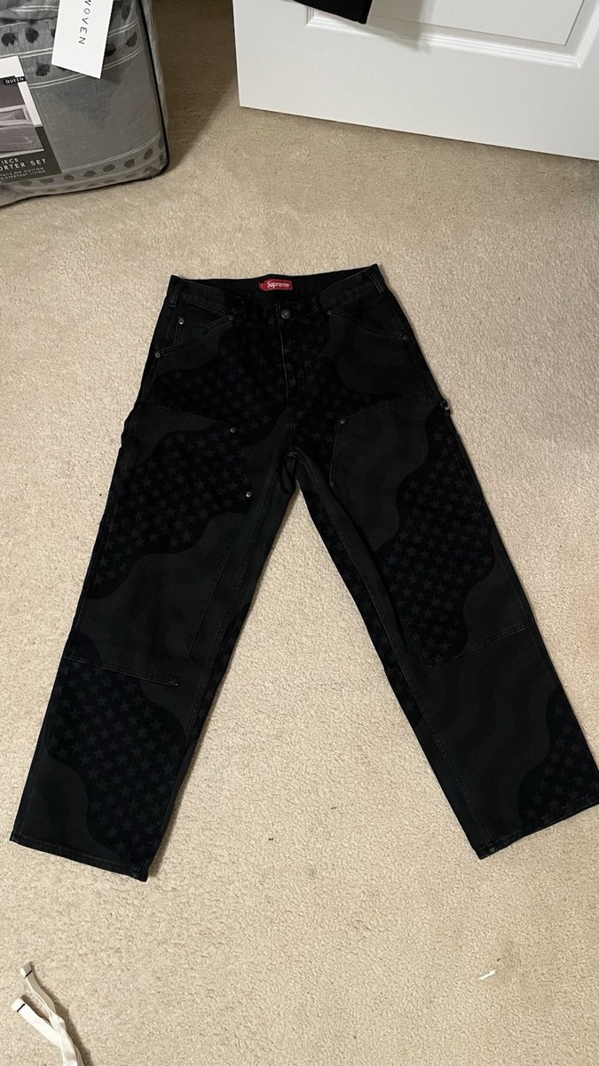 Supreme Double Knee Flag Painter Pants Size 32 | eBay