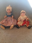 Vintage 2 Folklore Dolls, Dovina Dutch Doll 1950 & Czech Lidova Tvorba 1960 — photo 4