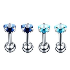 12 Pcs Cartilage Earrings Set Piercing Jewelry Body-piercing Studs