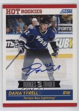 2010-11 Score Rookies &amp; Traded Signatures Dana Tyrell #643 Auto r9d