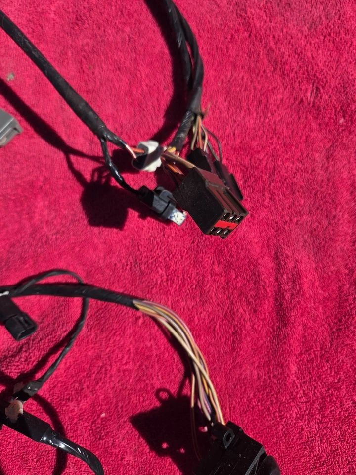 Arnés de cableado de puerta de pasajero Ford Mustang Coupé GT 99-04 e interruptor de bloqueo de ventana con Foto 4 de 4