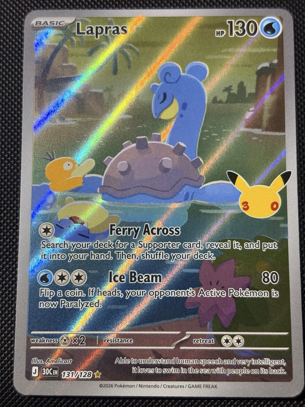 Lapras 131/128 30th Celebration