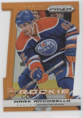 2013-14 Panini Prizm Orange Die-Cut /50 Mark Arcobello #239 Rookie RC 0uz9