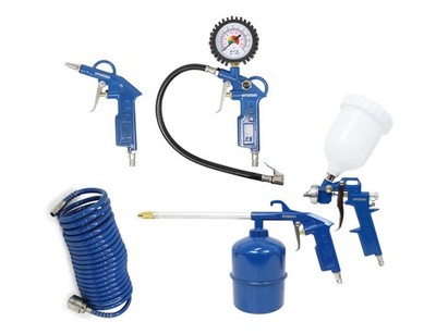 Kompressor Zubehör Druckluft Reifenfüller Sprühpistole HYUNDAI SET ACZ55901