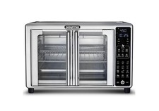 French Door 6-Slice Digital Toaster Oven Air Fryer, 19 One-Touch Presets, 24L