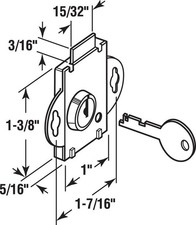 Prime-Line S 4048 Steel Brass Plated Easy to ...