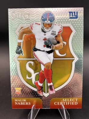 2024 Panini Select - Select Certified Rookies Malik Nabers #6 (RC)