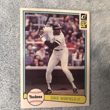 Donruss Dave Winfield #31 New York Yankees MLB Baseball 1982 Base Set Card