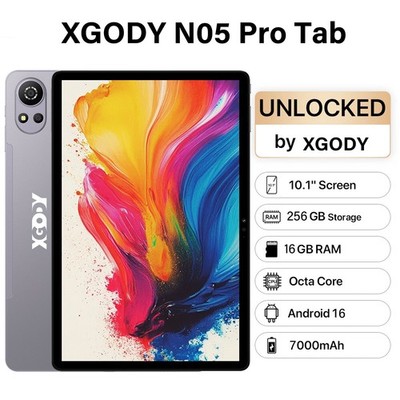11 Zoll Android 16 Tablet mit 4G SIM WiFi 6 8+256GB/1TB 8000mAh Dual Kamera GPS