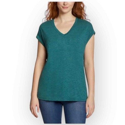 Jessica Simpson Ladies V-Neck Knit Top Pacific Green, Size 3XL - NWT - 860/3X
