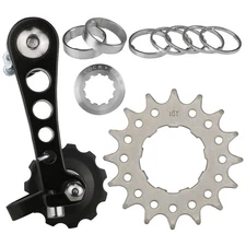 CyclingDeal Bike Single Speed Aluminum Chain Tensioner and Kit Packages