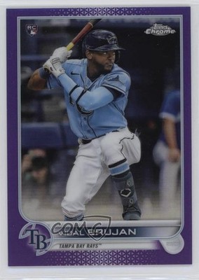 2022 Topps Chrome Purple Refractor 21/250 Vidal Brujan #134 Rookie RC 0q3