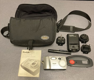 Kodak DX3900 Zoom Digital Camera 3.1 Megapixel *Untested w/ some accessories 