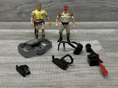 1993 Jurassic Park KENNER Lot of 2 Action Figures Robert Muldoon & Jaws Jackson