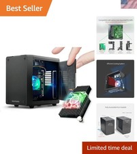 Lightweight Mini PC Case for Raspberry Pi 5 - Active RGB Lighting  Customizable