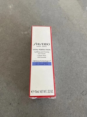 Shiseido Vital Perfection UPLIFTING and FIRMING EYE CREAM 0.52oz/15ml | New