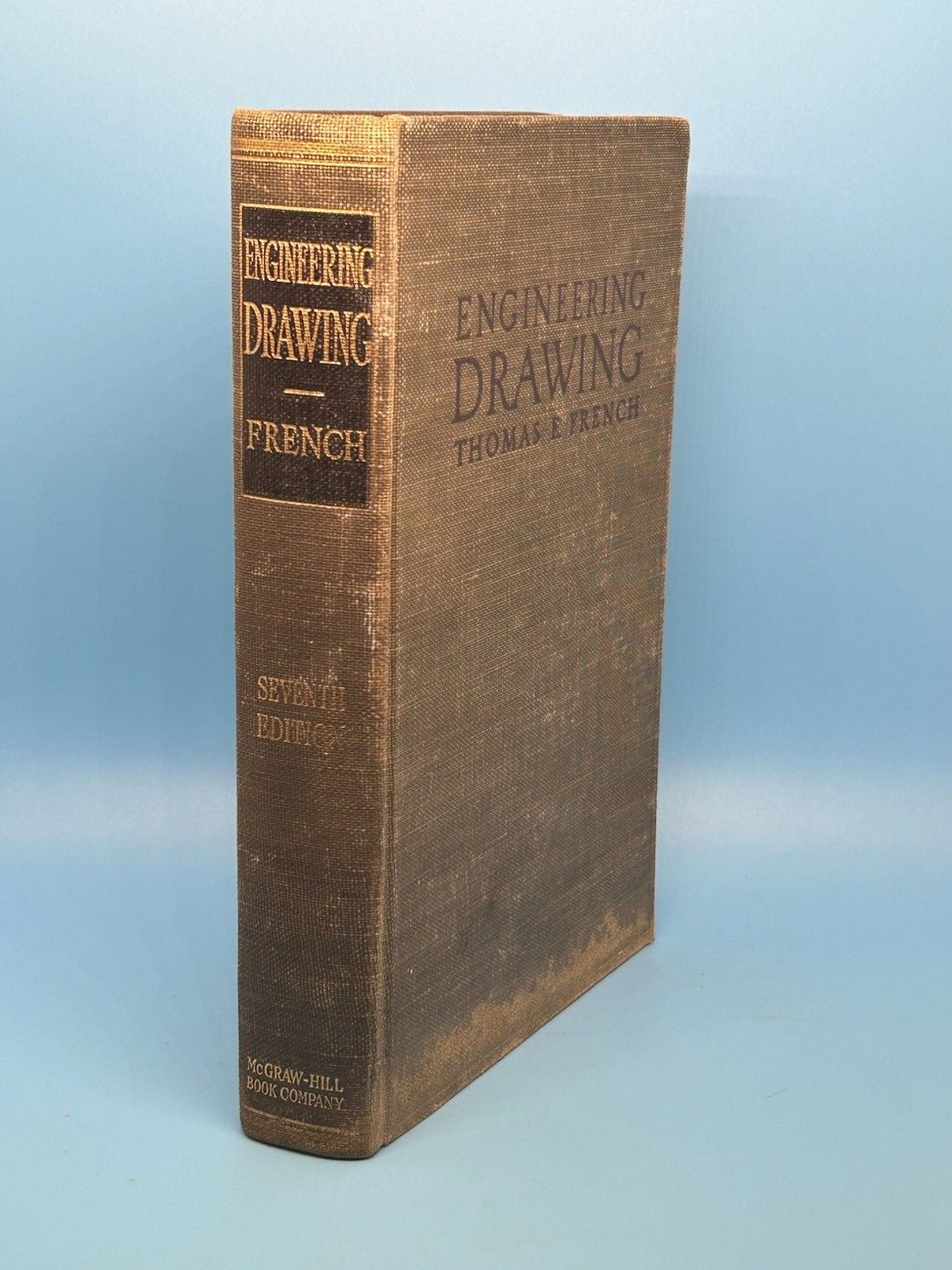 Engineering Drawing Thomas E French 1947 7th Ed McGraw Hill Vintage Book