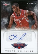Terrence Jones Card 2012-13 Panini Marquee Rookie Autograph #51 