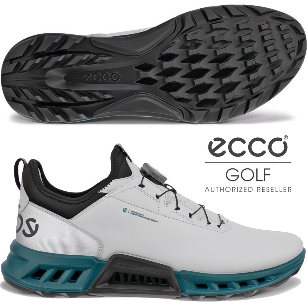 ECCO C4 BOA GORE-TEX MENS WATERPROOF GOLF SHOES CONCRETE 2025