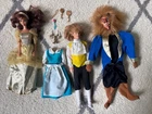 Vintage Disney's Beauty and the Beast Belle And The Beast Doll Barbie Ken