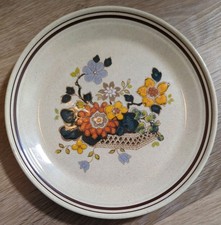 PARADISE GARDEN Royal Doulton Lambethware Salad Plate 8.5" England Hand-Painted 