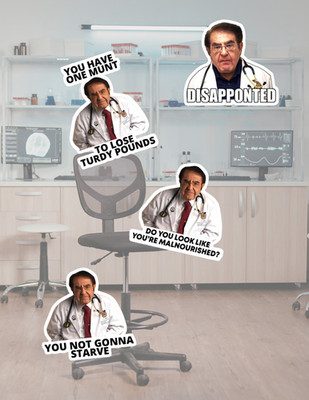 Dr Now Reality TV 4pk Sticker Pack