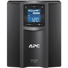 APC Smart-UPS C, Line Interactive, 1000VA, Tower, 120V, 8x NEMA 5-15R outlets, S