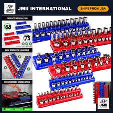 Magnetic Socket Organizer Set - 6pcs Holder For 14 38 12 Sockets 143 Pi Magnetic Socket Organizer Set - 6pcs Holder For 14 38 12 Sockets 143 Pi
