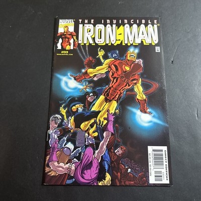 IRON MAN #33  (Vol.3) NEWSSTAND UPC Marvel Comics 2000 Vf Cm3
